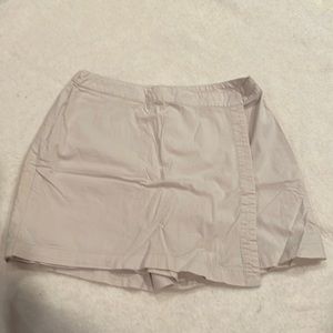 Sonoma khaki/white checked skort - Size 10